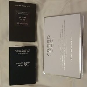 *Sold* Tom Ford, Creed 2ml each